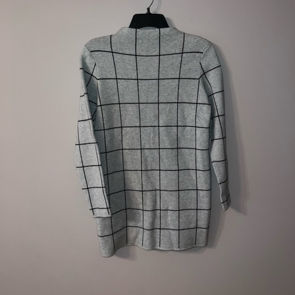 Grey And Black Windowpane Pattern Checkered Mohit… - image 2